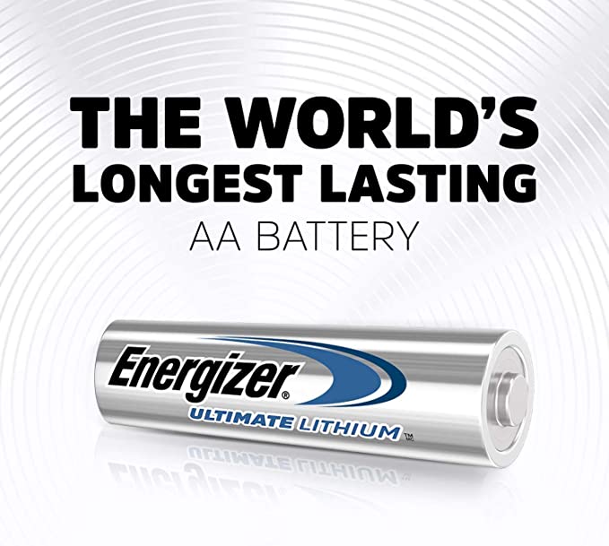 Energizer Ultimate Lithium AA Batteries Pack of 10