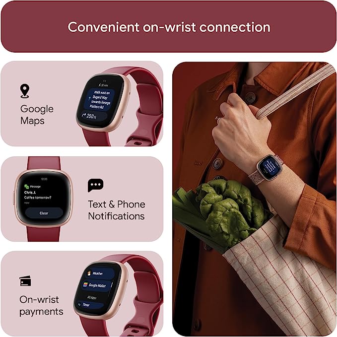 Fitbit Versa 4 Health & Fitness Smartwatch