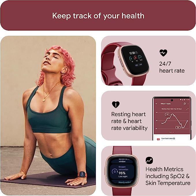 Fitbit Versa 4 Health & Fitness Smartwatch