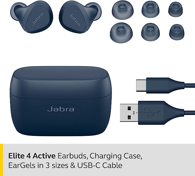 Jabra Elite 4 Active In-Ear Bluetooth Earbuds